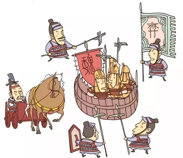 春秋战国：儒家、道家、墨家、法家、纵横家、阴阳家